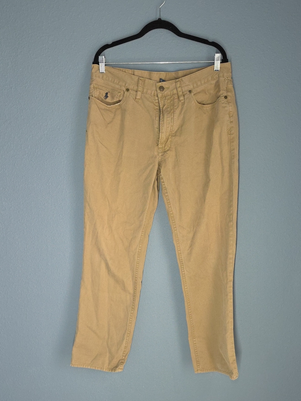 Ralph Lauren Khaki Straight-Leg Cotton Chinos